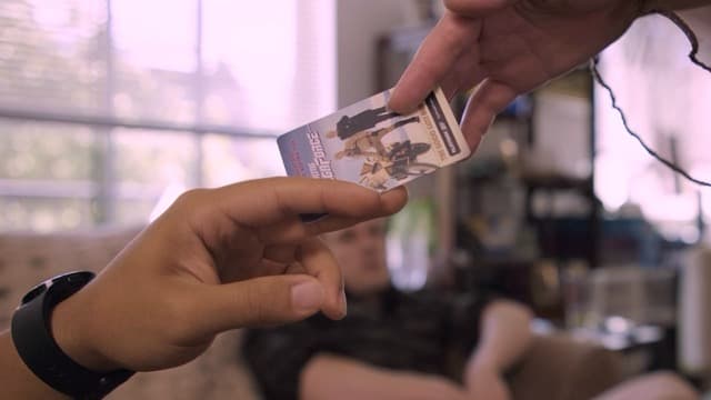 Sharing a FilmTrade card